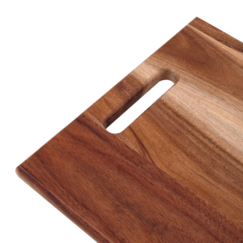 Large Acacia Wood Cutting Board with Hanging Hole - Perfect for Everyday Use