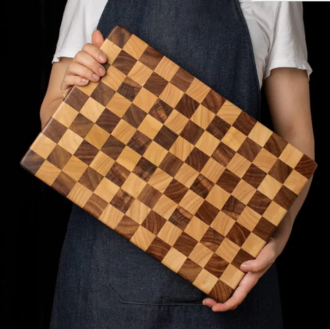 Classic Checkerboard End Grain Cutting Board