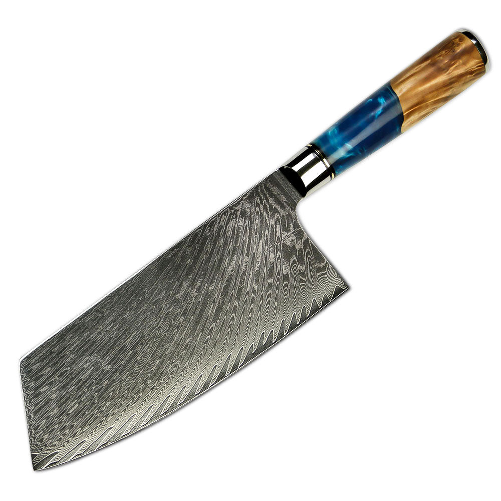 7.5" Cleaver Knife – Heavy-Duty Damascus Steel Blade